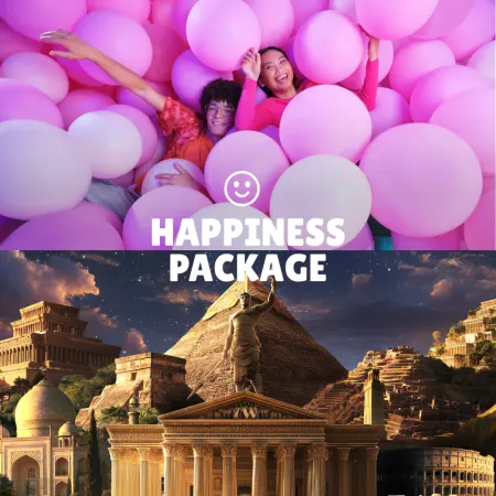 Happiness Package: Bubble Planet London and Seven Wonders London
